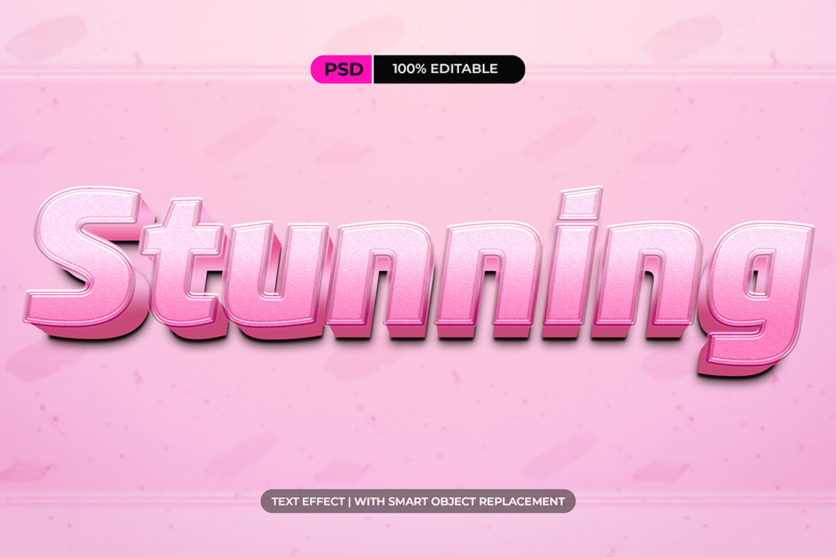 Psd Text Editable - Pink Pretty, a Layer Style Add-On by Artlogs x Modaldesain (Photo 4 of 4)