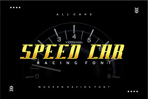 Racing Force Modern Font