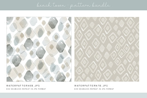 BEACH TOWN PATTERN BUNDLE DH