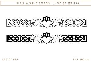 Classic Claddagh Border