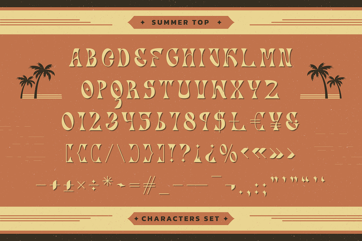 Summer Top Display Typeface, a Serif Font by infernostudio3 (Photo 8 of 11)