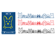 Adorable Pet Line Art Bundle, a Person Illustration by CarWrap design (Thumbnail 3 of 3)