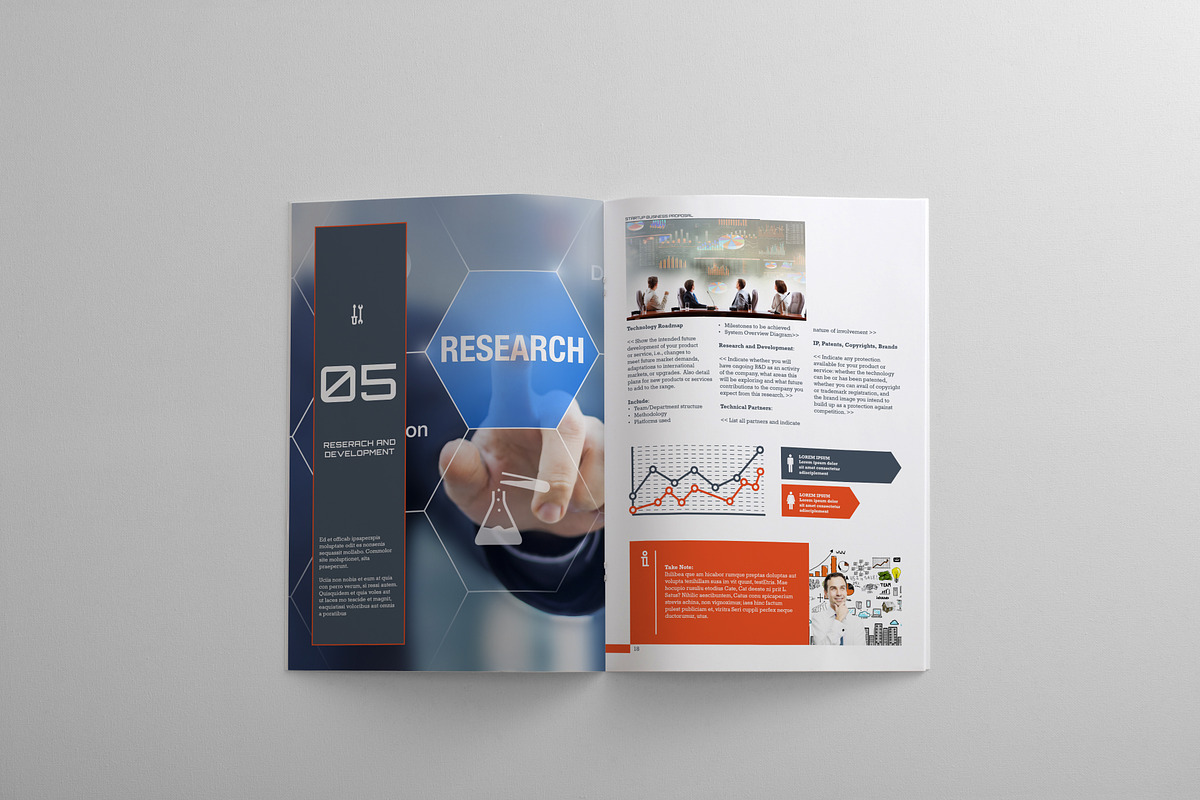 Startup Business Proposal Vol 2, a Brochure Template by Machel Design (Photo 5 of 12)