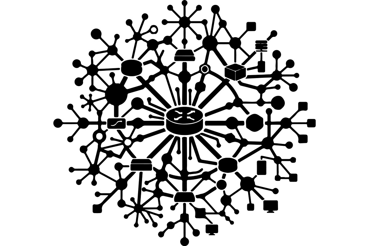 Abstract technology and network, a Technology Illustration by abu67222 (Photo 9 of 13)