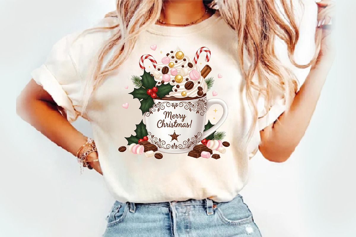 Christmas Cocoa PNG, an Illustration by Watercolor design (Photo 2 of 3)