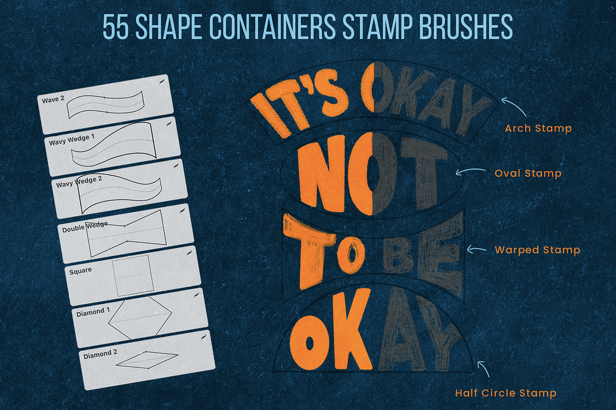 Lettering Grids Procreate Brushes, a Brush Add-On by shannonlayne (Photo 3 of 5)