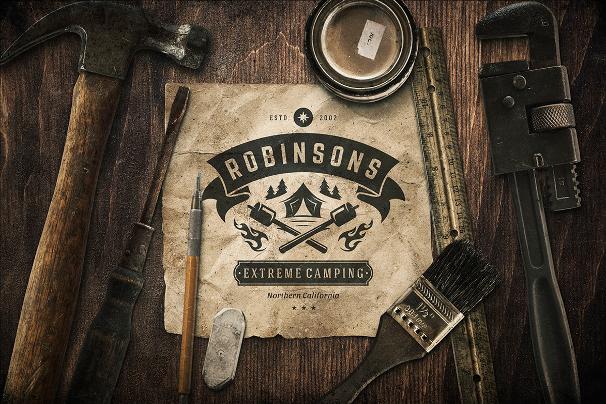 280 Outdoor logos and badges, a Branding & Logo Template by Vasya Kobelev (Photo 44 of 83)