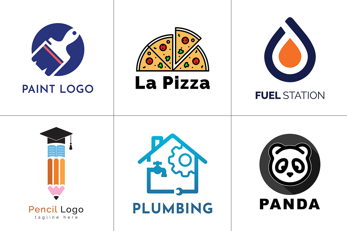 800+ Professional Logos Bundle, a Branding & Logo Template by Design Forest (Photo 13 of 48)