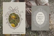 Stitcherie – Stitched Vintage Frames, an Object Graphic by DigARTbyHavroshka (Thumbnail 2 of 18)