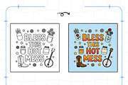 Naughty Swear Word Coloring Book, a Decorative Illustration by Ink Gallery (Thumbnail 4 of 9)