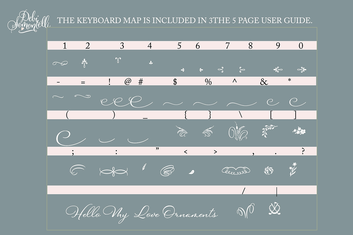 Hello My Love Pro Script Font, a Handwritten Font by Debi Sementelli (Photo 12 of 12)
