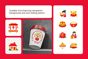 75 Chinese New Year Flat Icons, an Emoji Icon by Brickclay (Thumbnail 4 of 10)