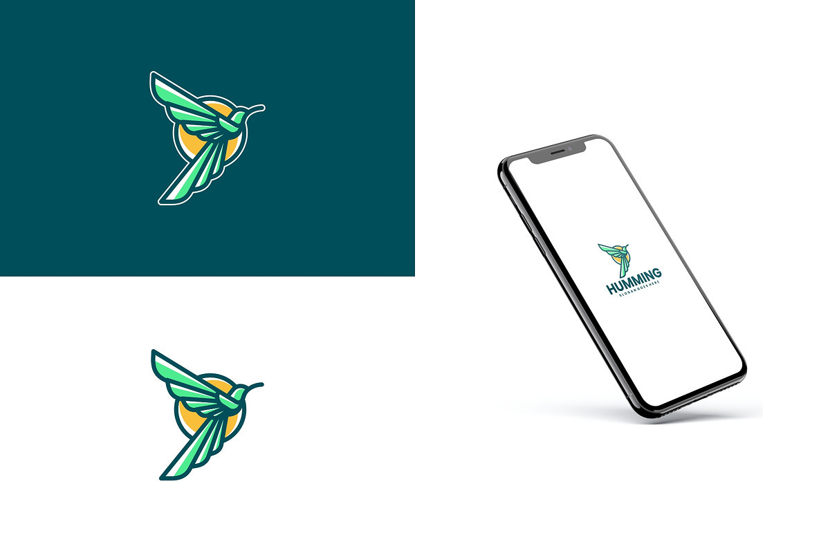 Mascot Humming Bird Logo Design, a Branding & Logo Template by Artnivora.Std (Photo 4 of 4)