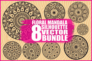 Mandala Floral Circle Pack, an Illustration by BIPLOB EXPERT