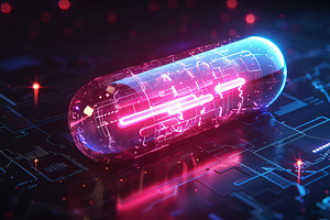 Futuristic Digital Capsule, a Technology Photo by Ales Munt