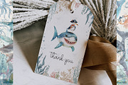 Shark Clipart – Under the Sea:, an Illustration by BigCakeBee (Thumbnail 3 of 4)