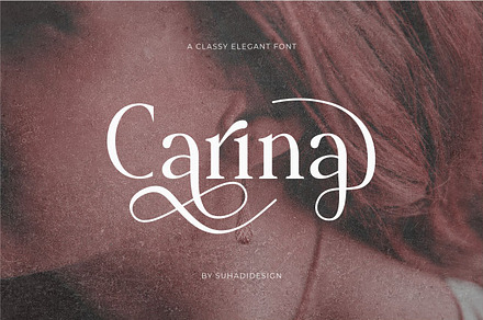 Carina classy elegant font, a Serif Font by suhadidesign