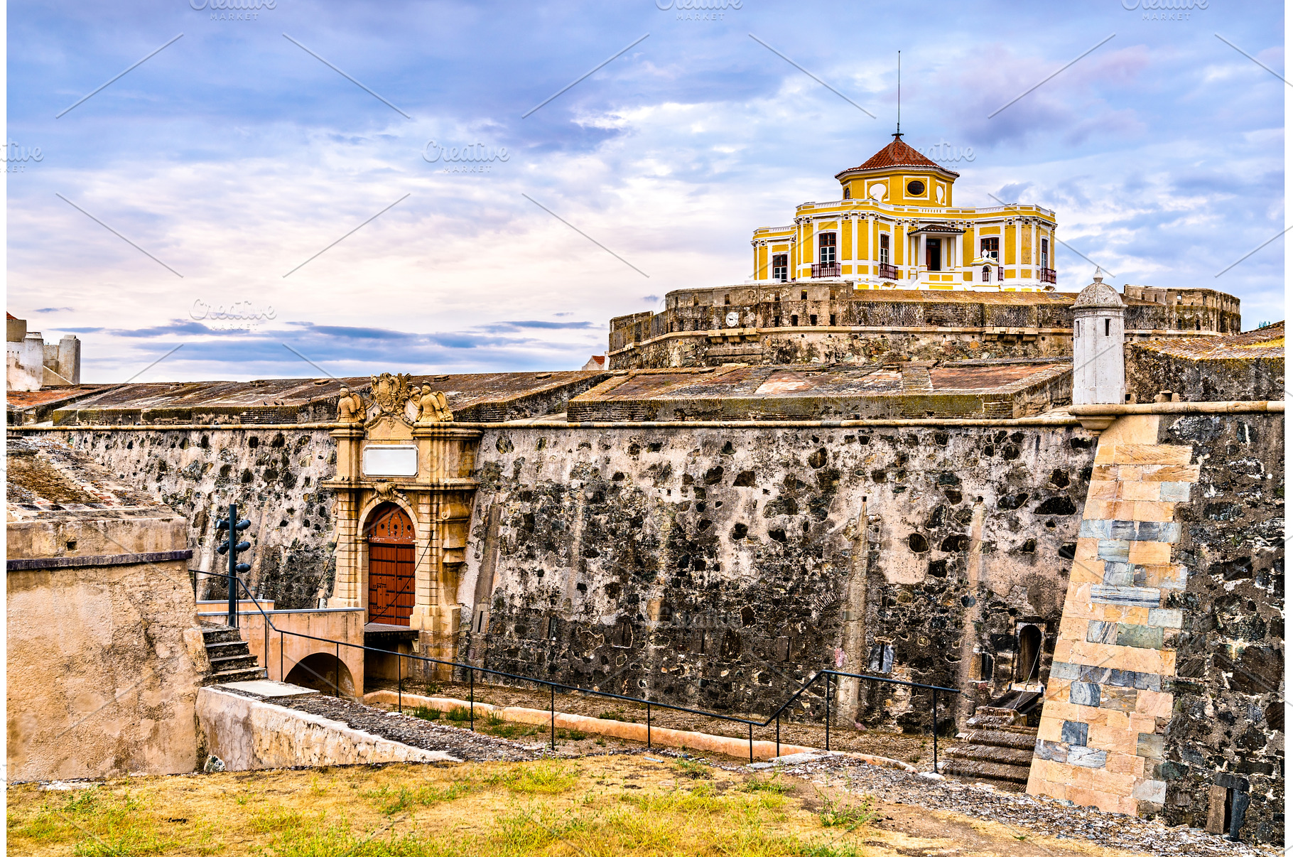 Nossa Senhora da Graca Fort in Elvas, an Architecture Photo by Leonid Andronov
