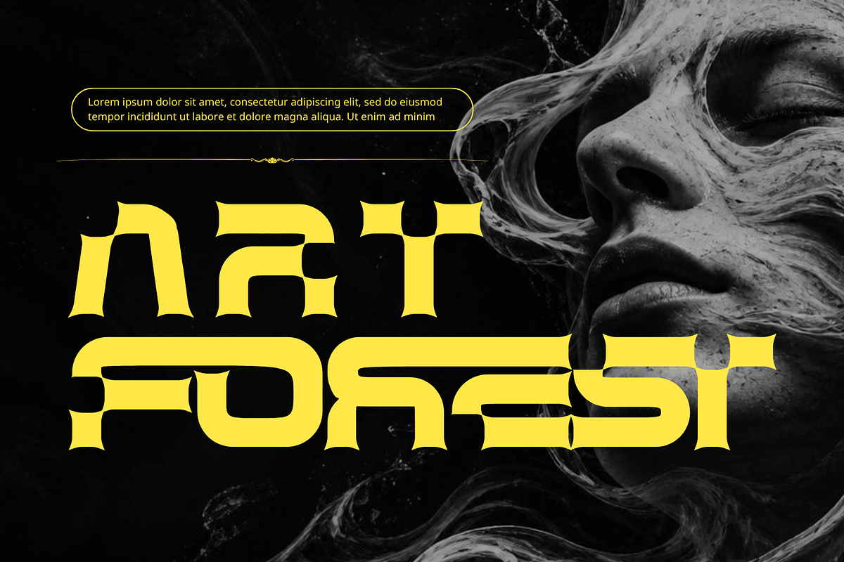 Armies Divided - Cyber Font, a Serif Font by 177Studio (Photo 3 of 8)