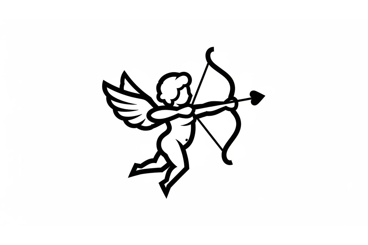Cupid Angel Valentine Vector Bundle, an Illustration by jahid234 (Photo 12 of 47)