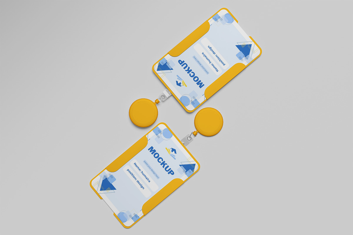 ID CARD MOCKUP, a Card Template by kebunmockup (Photo 3 of 5)