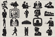 collection of pilot silhouettes, an Illustration by Amazin_art (Thumbnail 1 of 29)