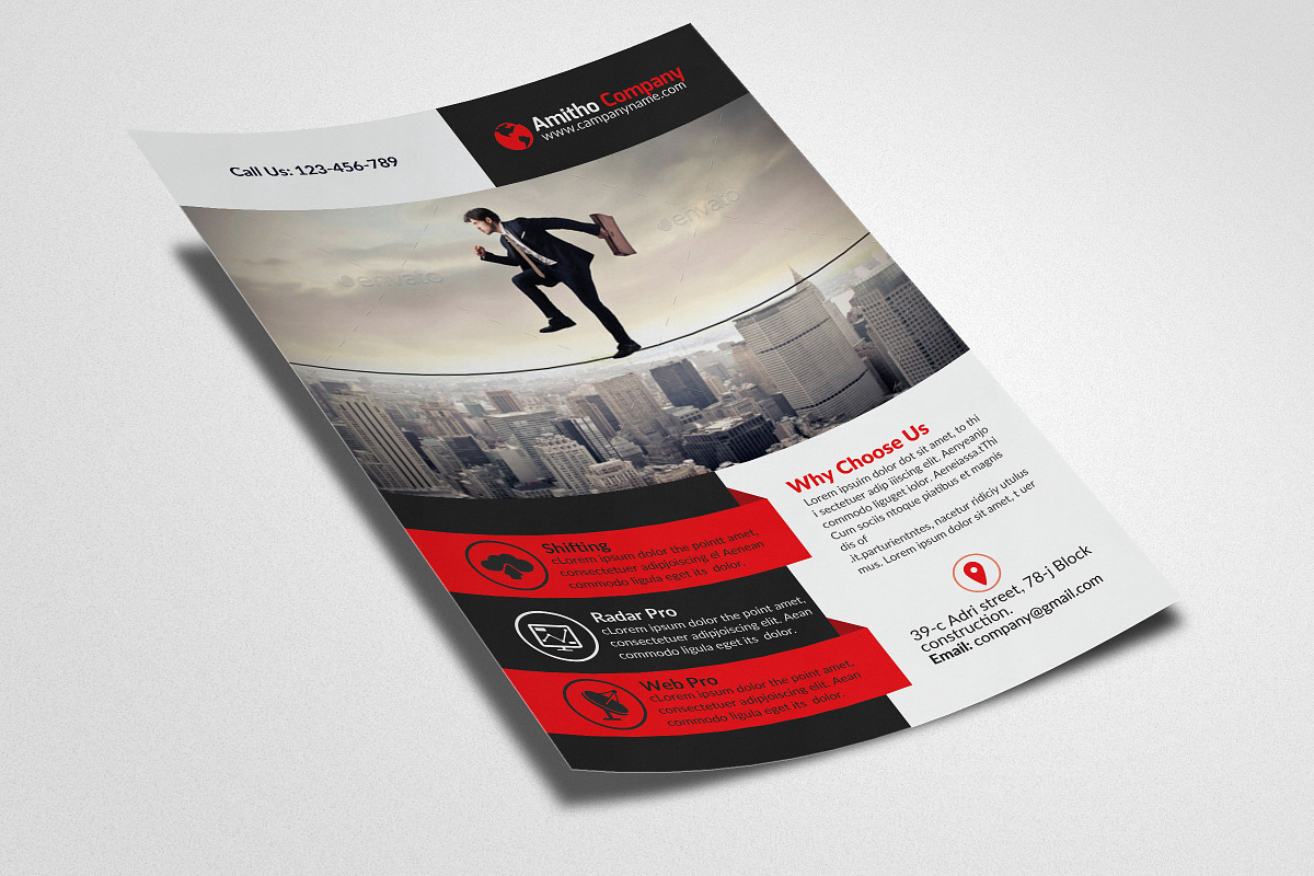 Business Flyer Psd Template, a Flyer Template by Psd Templates (Photo 3 of 3)