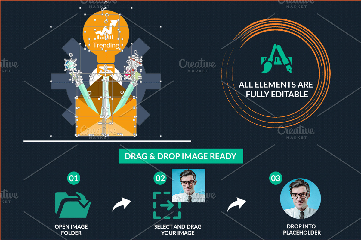 Mangalo Powerpoint Template, a Presentation Template by UniqueStudio (Photo 2 of 8)