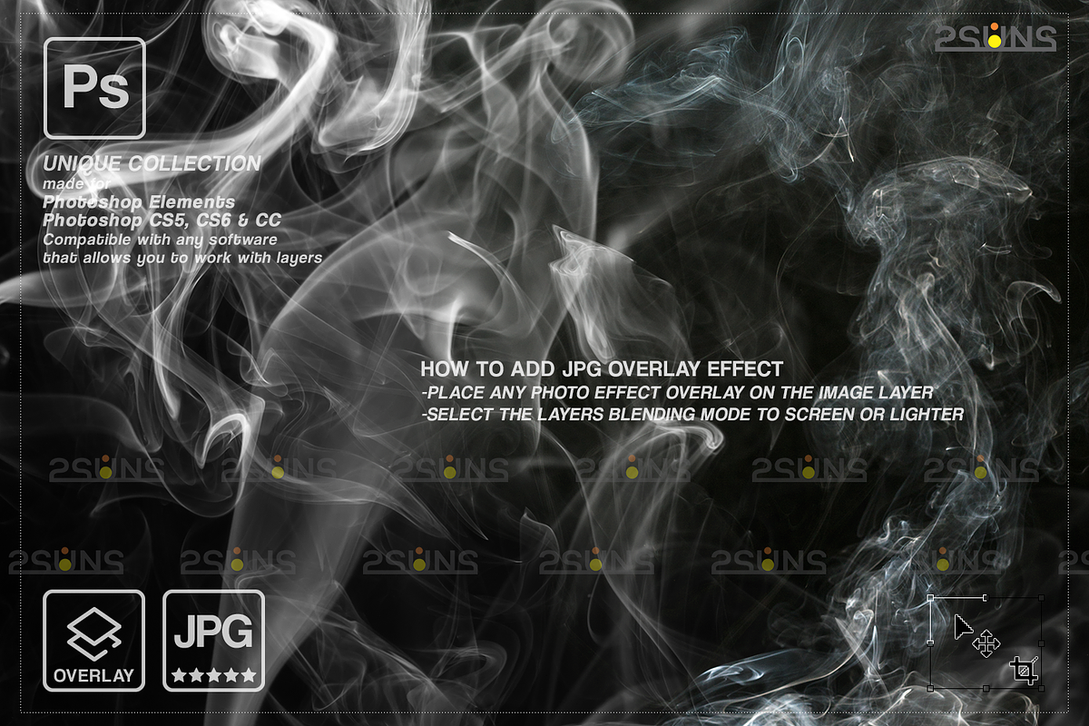 White smoke photo overlay, Fog, an Object Graphic by 2SUNS (Photo 3 of 9)