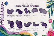 Super Natural Watercolour Brushes, a Brush Add-On by ArtstudioByKhushbu (Thumbnail 3 of 12)