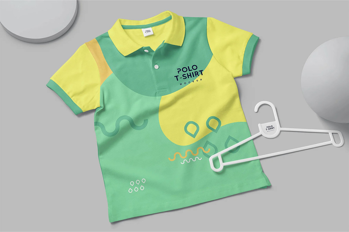 Girls Polo Shirt Mockups, a Shirt Mockup by megostudi0 (Photo 2 of 6)