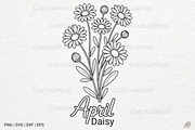 Birth Month Flowers SVG PNG Bundle, an Illustration by Actual Pixel (Thumbnail 4 of 24)