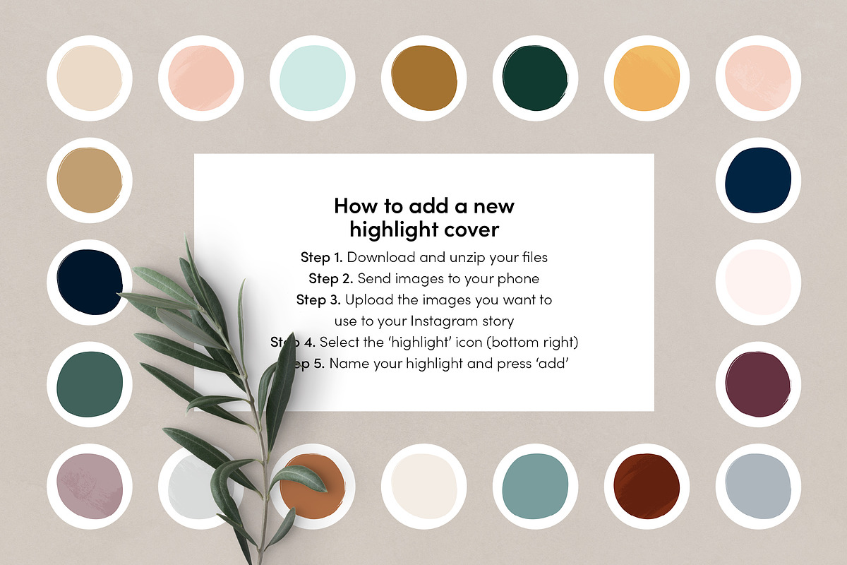 Instagram Highlight Covers Boho Vol2, a Social Media Template by Geometrica Bureau (Photo 6 of 6)