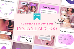 Instagram Carousel Canva Bundle