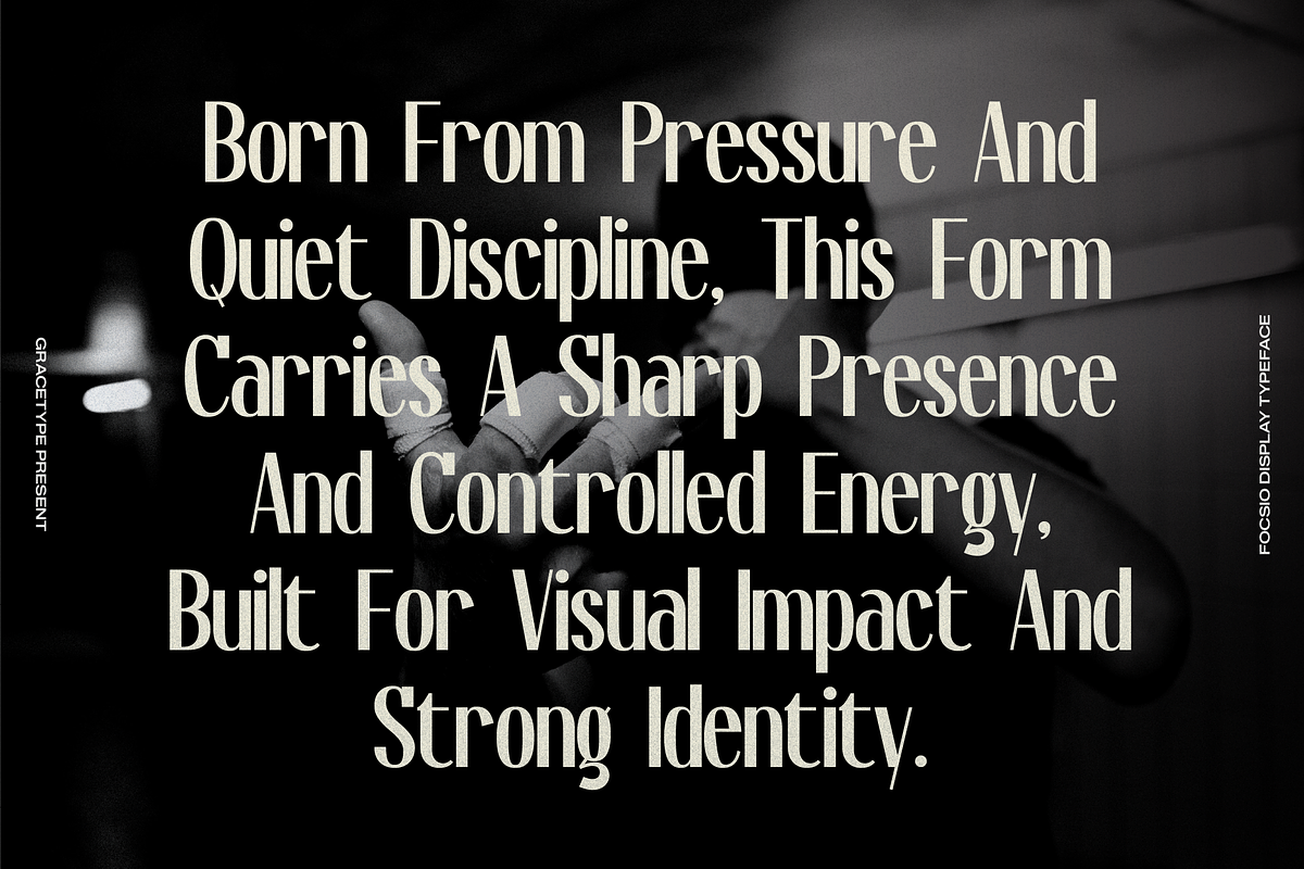 Focasio | Display Typeface, a Sans Serif Font by gracetype_studio (Photo 5 of 12)