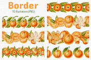 Tangerines — Watercolor Illustration, a Food Illustration by Andre_Eva (Thumbnail 8 of 11)