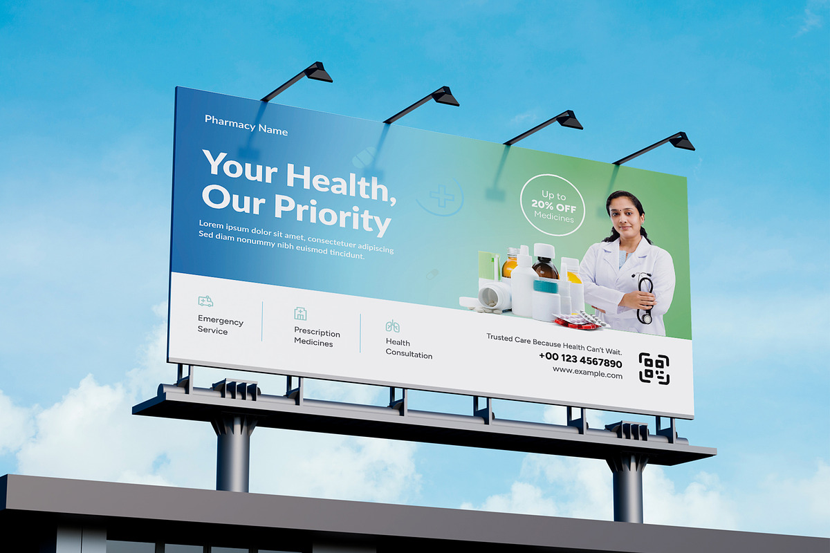 Pharmacy Billboard Template
