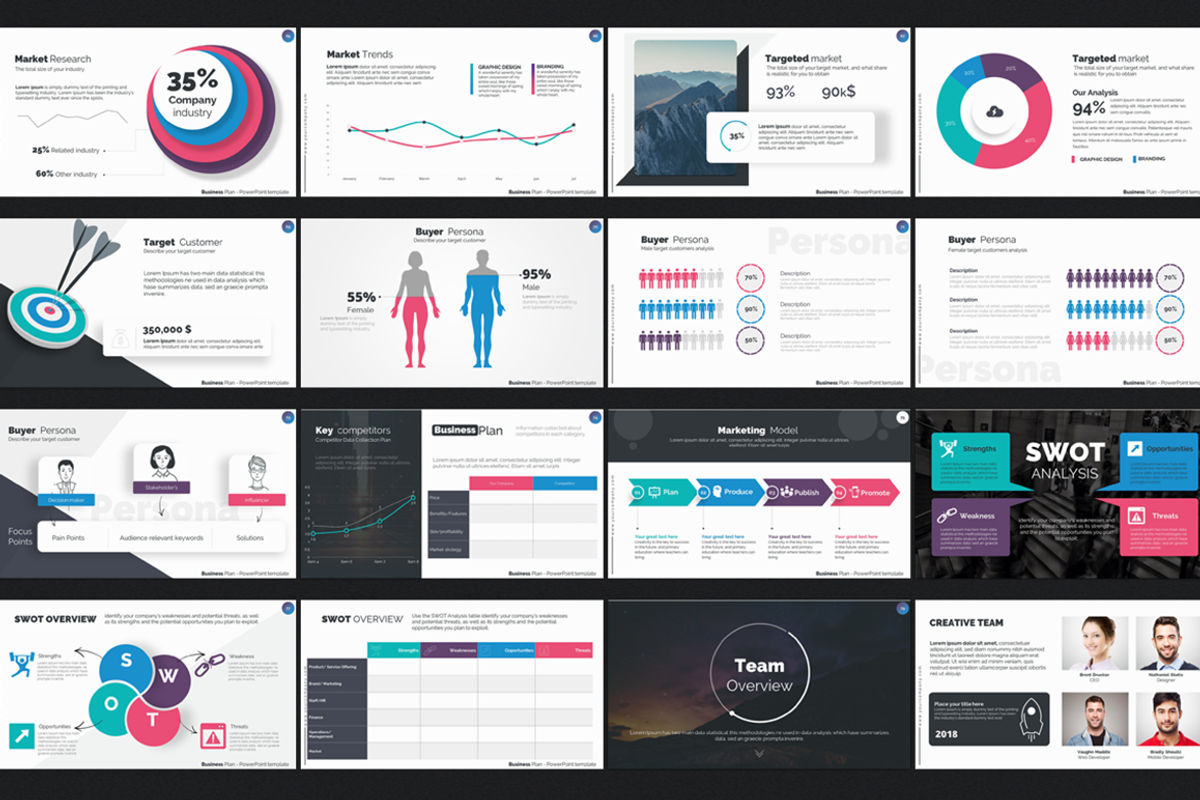 Business Plan - PowerPoint Template, a Presentation Template by Premast (Photo 8 of 10)