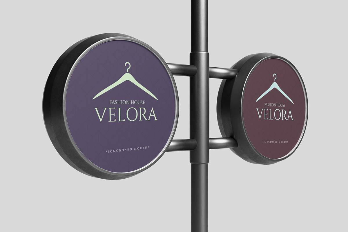 Realistic Signage Mockup PSD, an Advertising Mockup by MA-KING_ART (Photo 5 of 5)