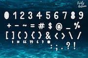 Ocean wave Font, a Symbol Font by LivelyAutumn11.11 (Thumbnail 3 of 4)
