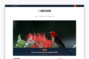 Lifestyle Blog WordPress Theme, a WordPress Template by DesignOrbital