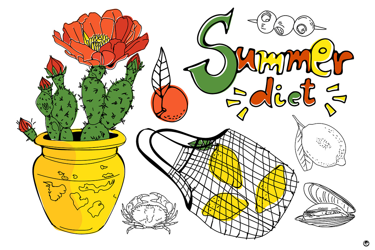 Summer diet, a Food Illustration by Olillia (Photo 4 of 5)