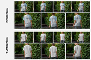 7 Mockups T-Shirt on a Girl Walking, a Shirt Mockup by Grow Design Craft Studio (Thumbnail 8 of 8)