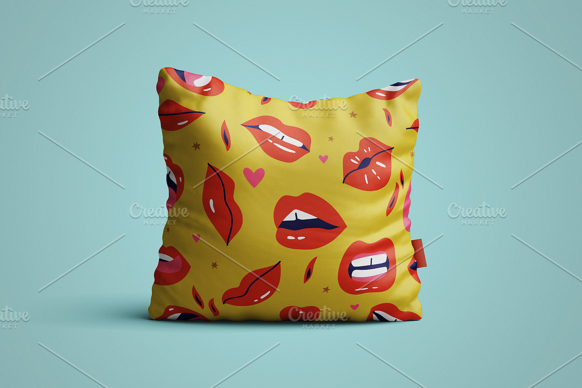 Female lips, a Texture Illustration by oxygen_8 (Photo 4 of 7)