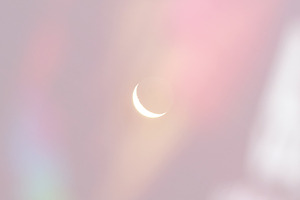 Crescent Moon Stock Photograph