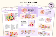 Purple Wix Store Template Bundle, a Wix Template by Template Twist Shop (Thumbnail 3 of 10)