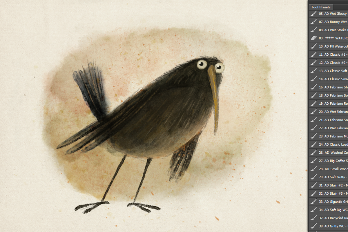 AD Aquarellist Brushes, a Brush Add-On by Alex Dukal (Photo 5 of 5)