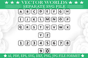 Alphabet Blocks SVG, Alphabet SVG, an Object Graphic by VectorWorlds (Thumbnail 1 of 3)