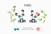 Panda & Family Collection, an Animal Illustration by StarJam (Thumbnail 4 of 6)