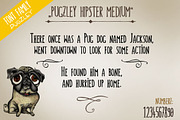 11 Handmade Font Family Pugzley, a Font by the little wonder shop (Thumbnail 13 of 14)